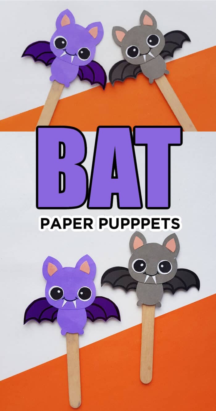 Bat Paper Puppet