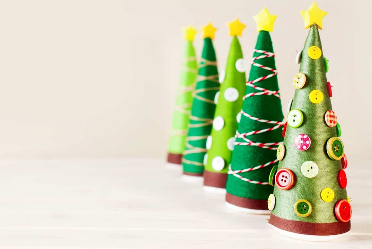 paper cone christmas crafts