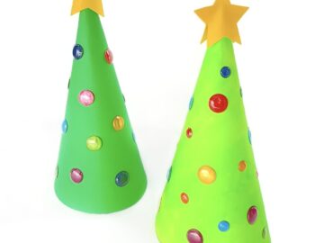 paper cone christmas trees