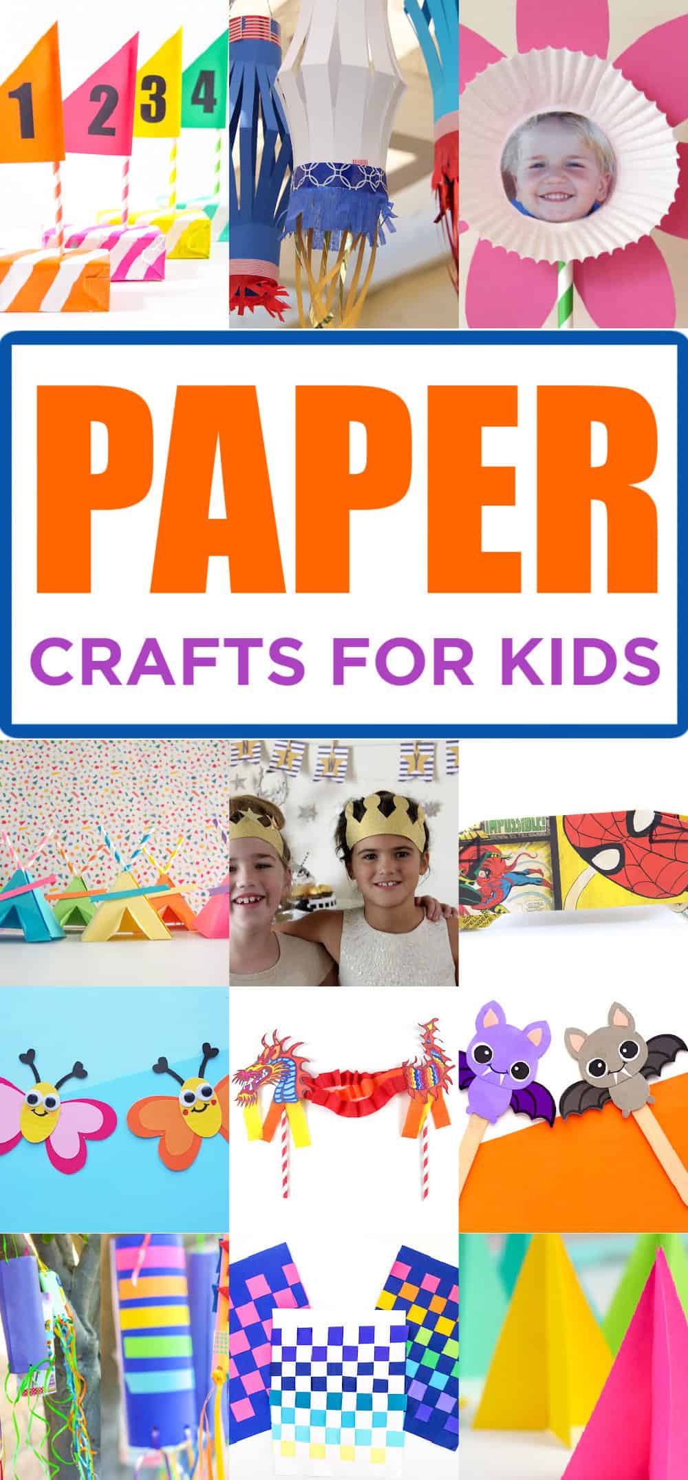 How to make paper Fishing Net - Make easy Kids Craft with paper 