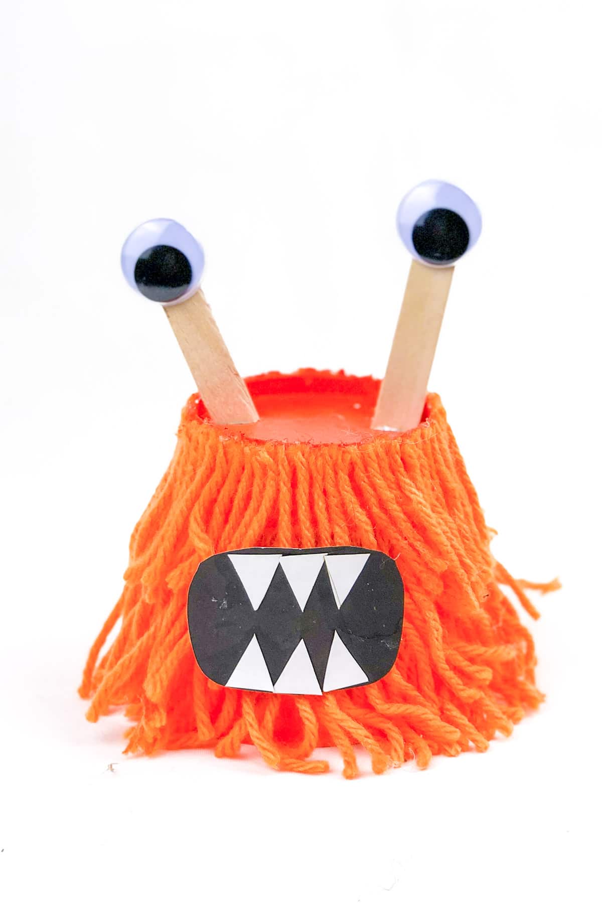 paper cup monster craft for kids