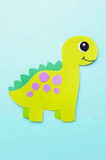 Dinosaur Paper Craft - Made with HAPPY