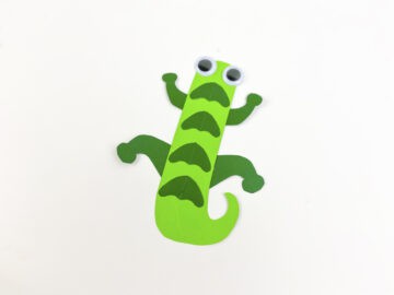 I is For Iguana Craft with Printable Letter I - Made with HAPPY