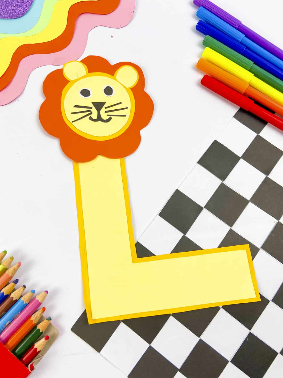 paper l lion craft