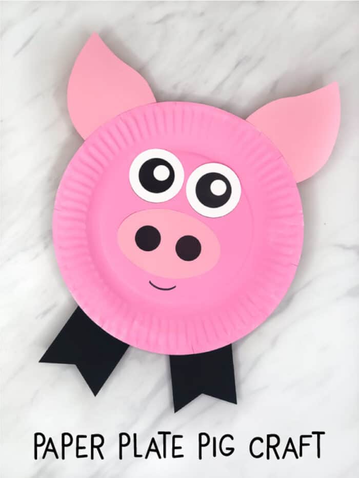 Paper Plate Pig