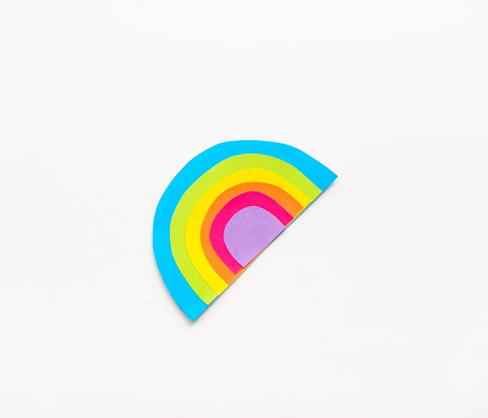 paper rainbow template