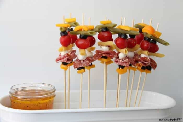 Pasta Salad Skewers - Your new healthy go-to recipe for all your Summer BBQ's 