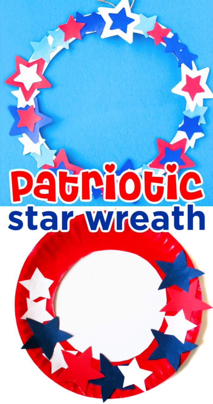patriotic star wreath