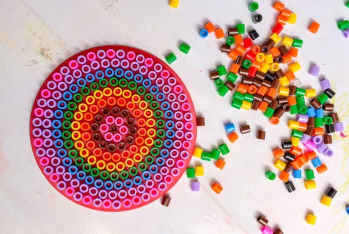 Super Fun Melty Beads Bowl For Kids Craft Activity