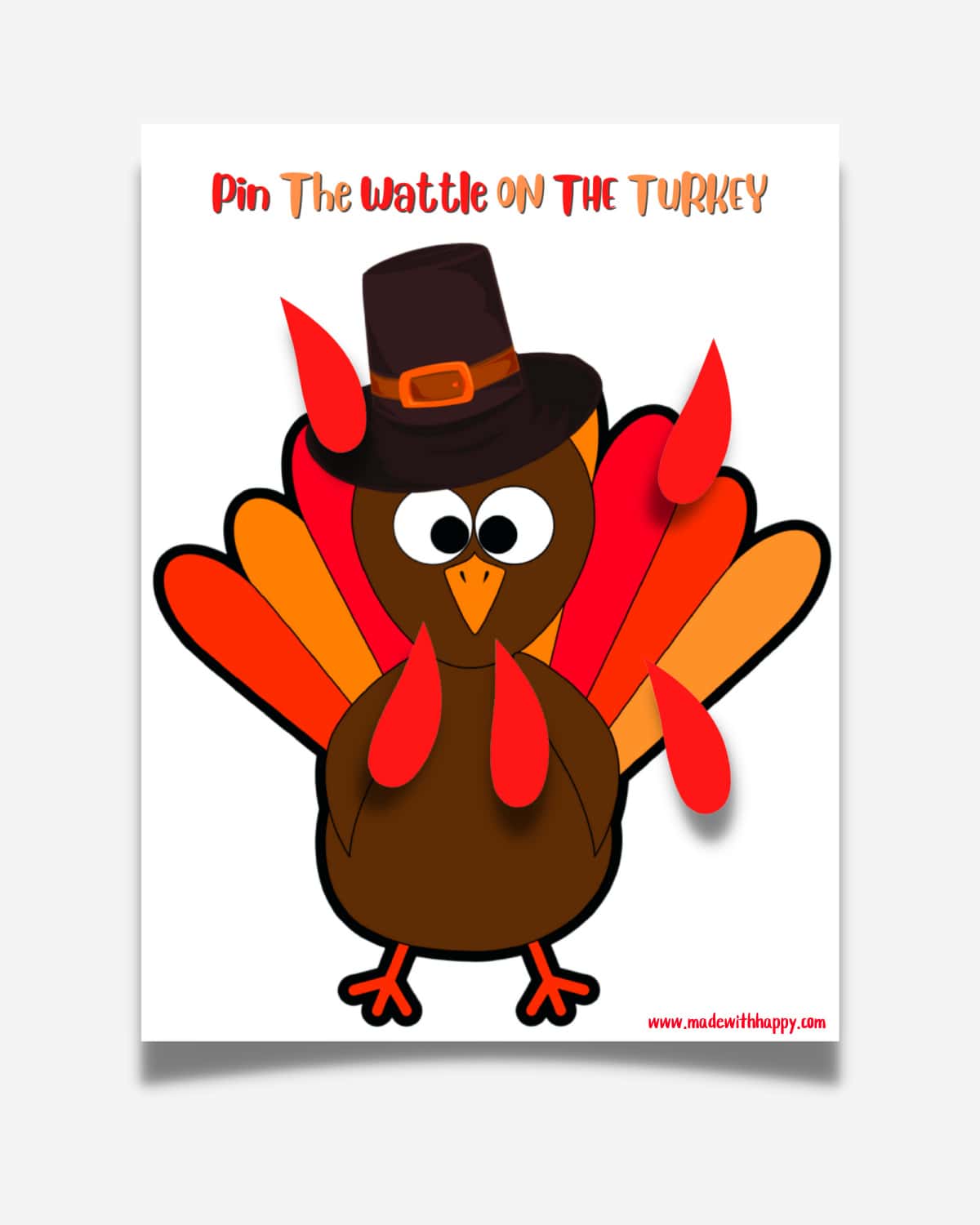 pin the turkey game