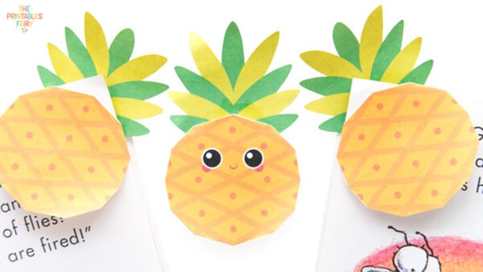 pineapple bookmarks