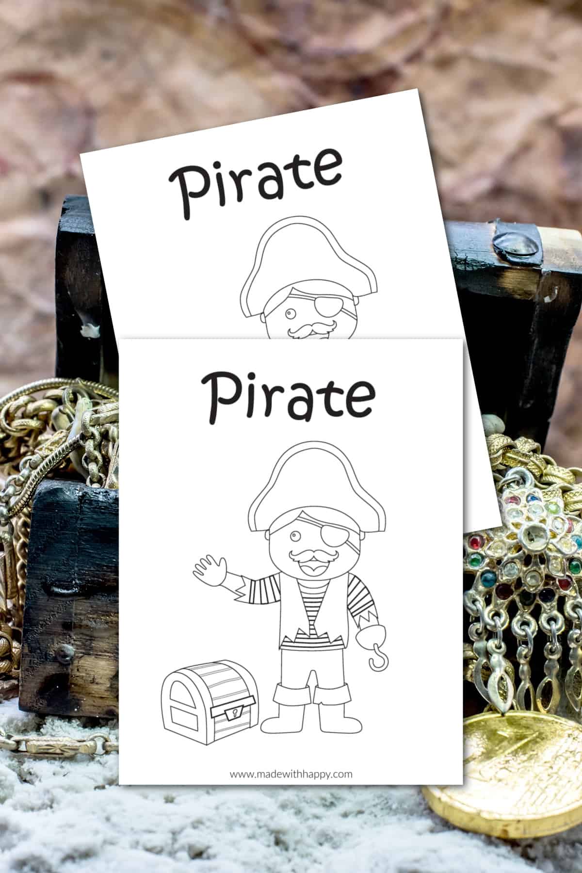 pirates coloring page
