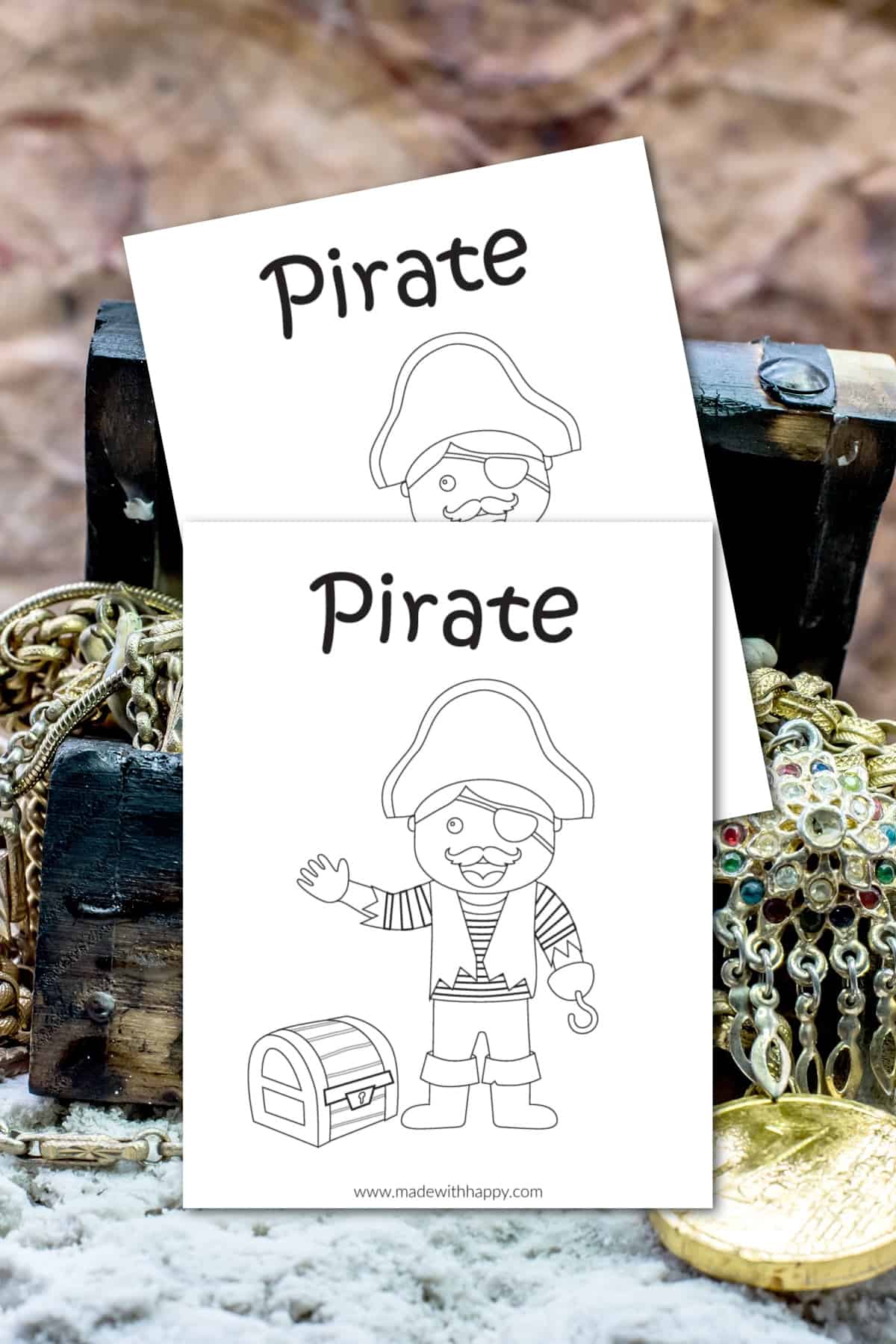 Printable Pirate Treasure Map Pirate Craft For Kids [Download]