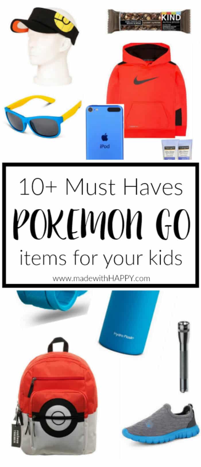 Pokemon Go for Kids | Pokemon Go Must Have | Items for your kids and their Pokemon Go | How to play Pokemon Go with your kids | All you need for Pokemon Go | www.madewithhappy.com