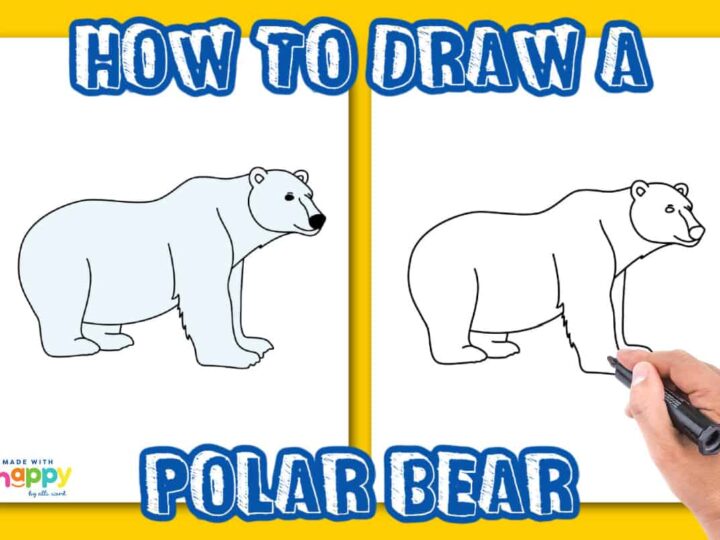 How to Draw a Polar Bear | SketchBookNation.com