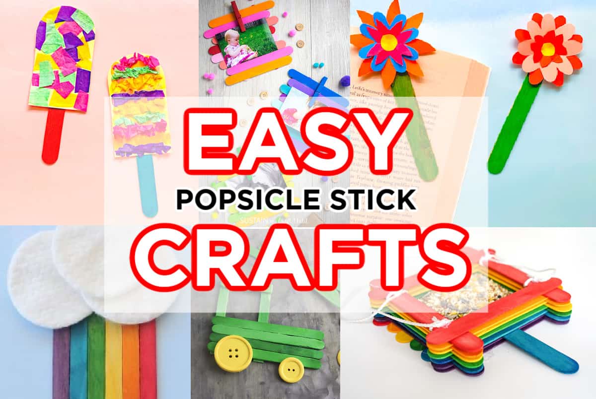 50+ Quick & Easy Kids Crafts that ANYONE Can Make! - Happiness is Homemade