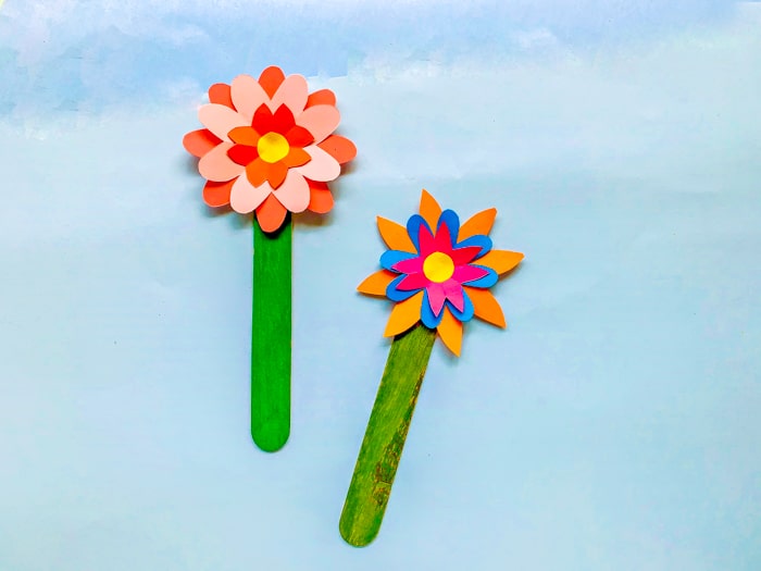 Make a bookmark out of popsicle sticks