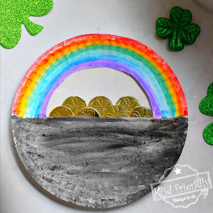 Pot of Gold Paper Plate Craft
