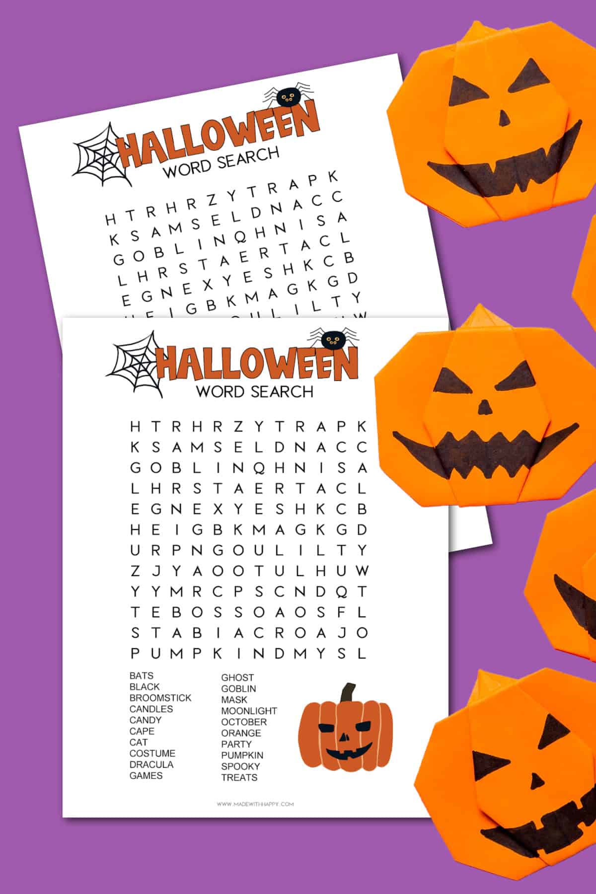Printable Halloween Word Search