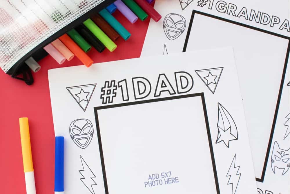 Printable Picture Frame Father's Day