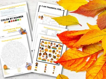 Printable Thanksgiving Activity Pages