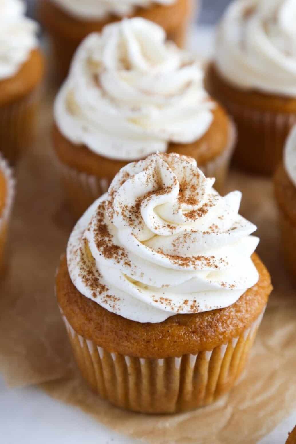 Pumpkin Pie Spice Cupcakes