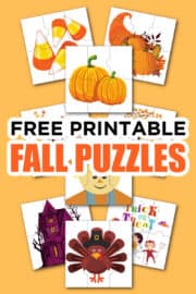 Free Printable Fall Puzzles For Kids - Made with HAPPY