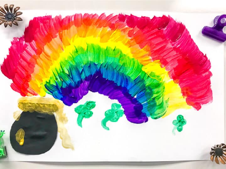 rainbow art project