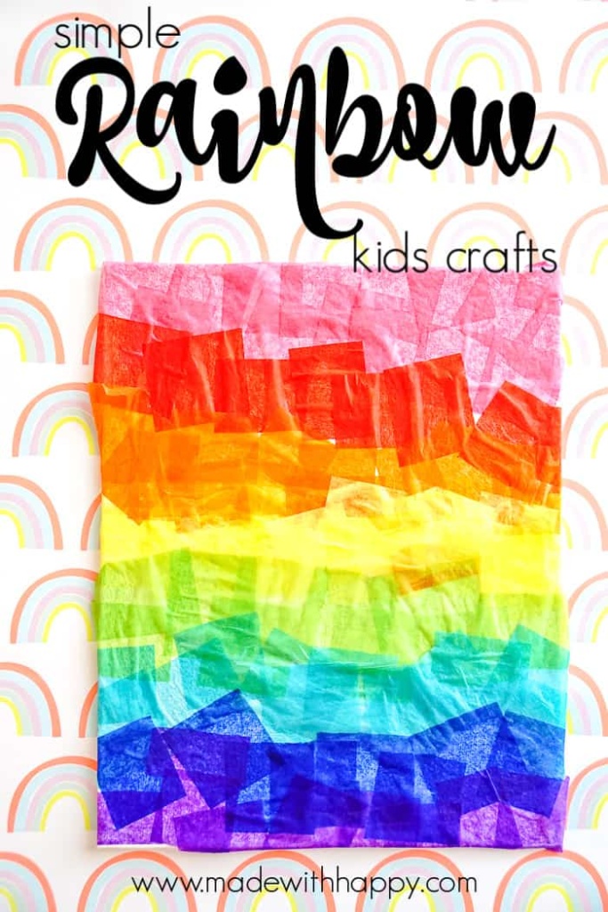 simple rainbow craft