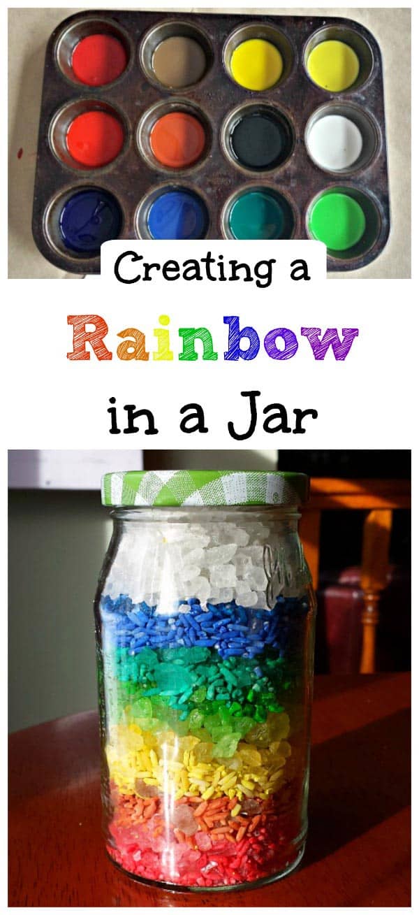 Rainbow In a jar