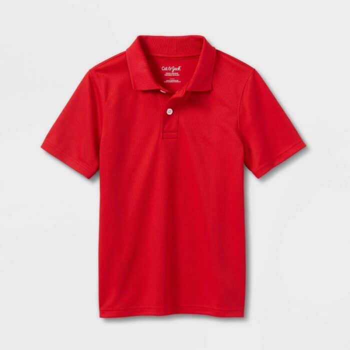 Target Red Collar Shirt Kids