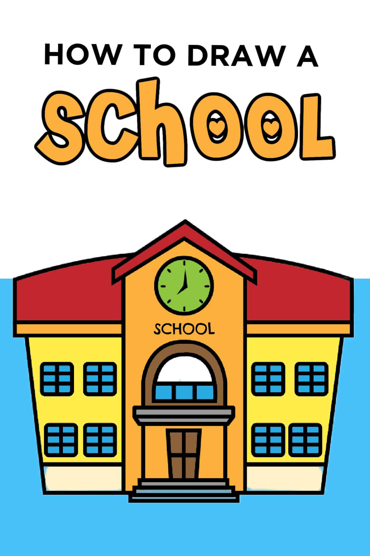 School Drawing On White Background Stock Vector (Royalty Free) 1200407668 |  Shutterstock