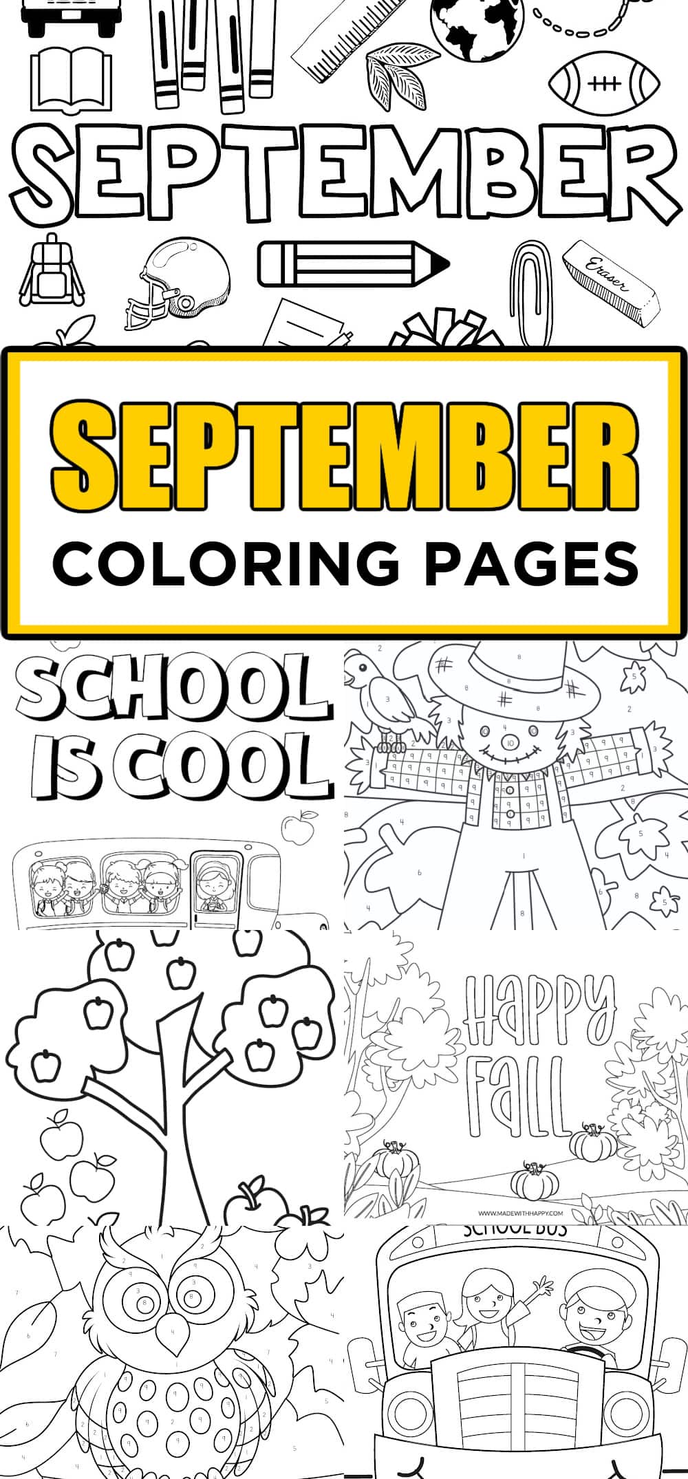 September Color Pages