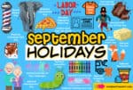 September Holidays and Observances - Made with HAPPY