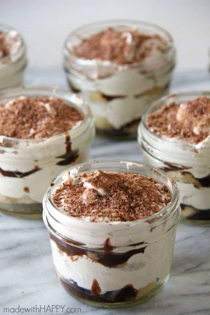 Simple Chocolate Tiramasu | Coffee-mate Creamer Tiramasu | No bake chocolate dessert | www.madewithHAPPY.com