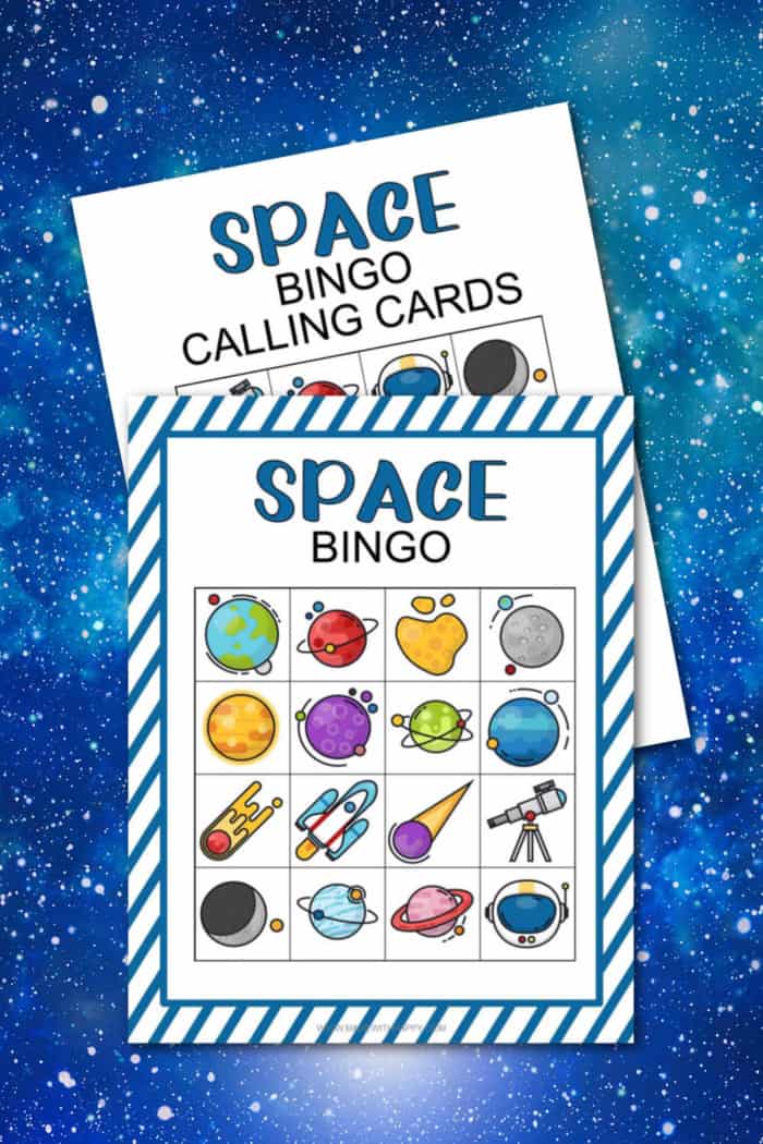 space bingo game
