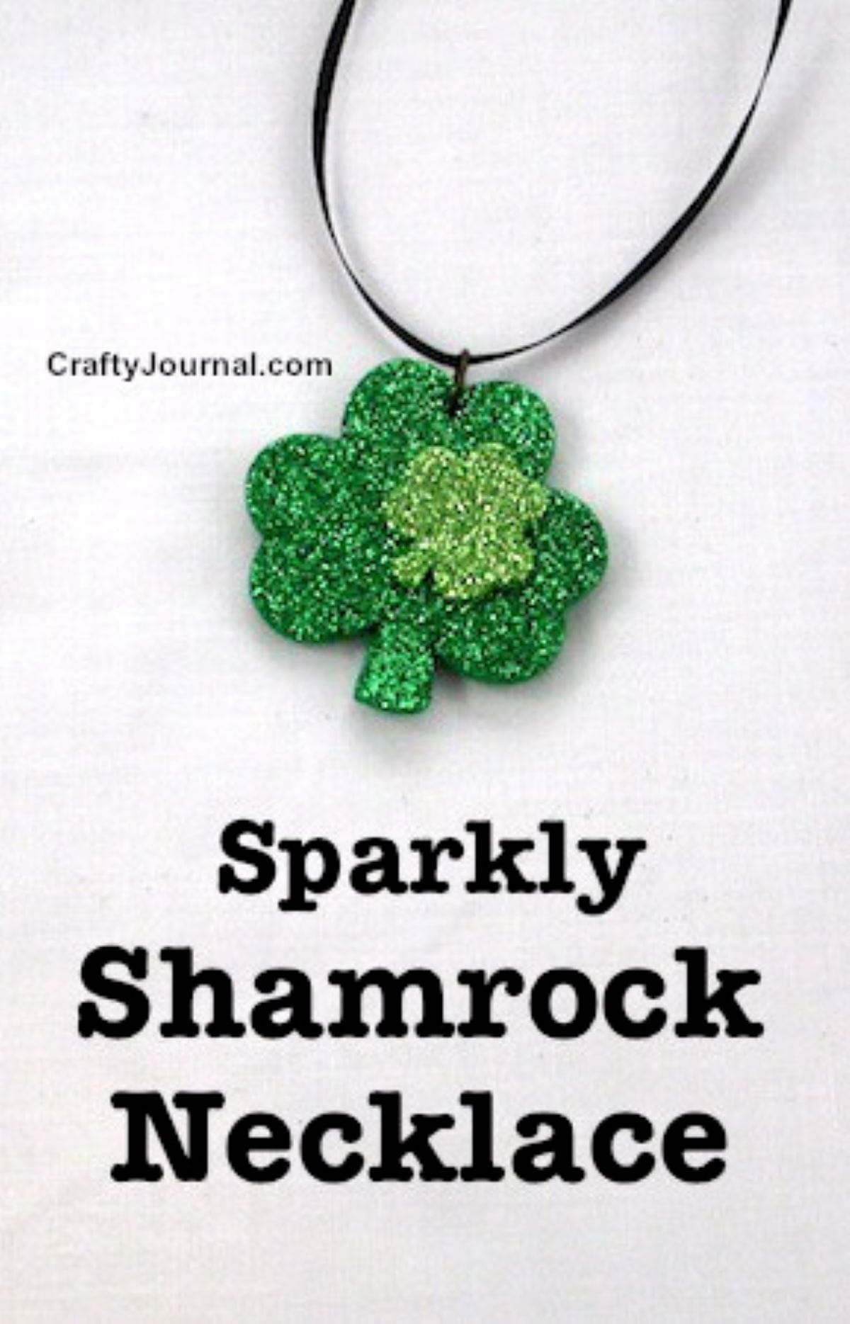 Sparkly Shamrock Necklace