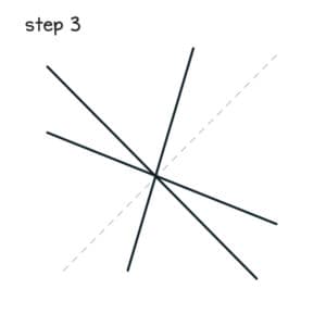 spider web easy drawing step 3