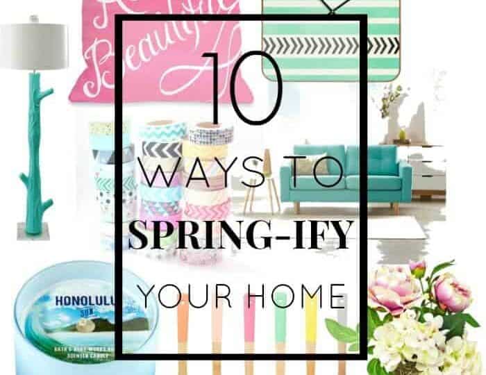 10 Ways to update your house for Spring | Spring Home Decor | www.madewithHAPPY.com