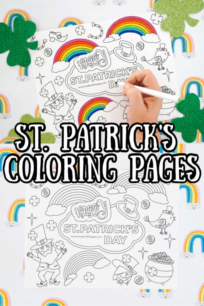 Free St. Patrick's Coloring Pages