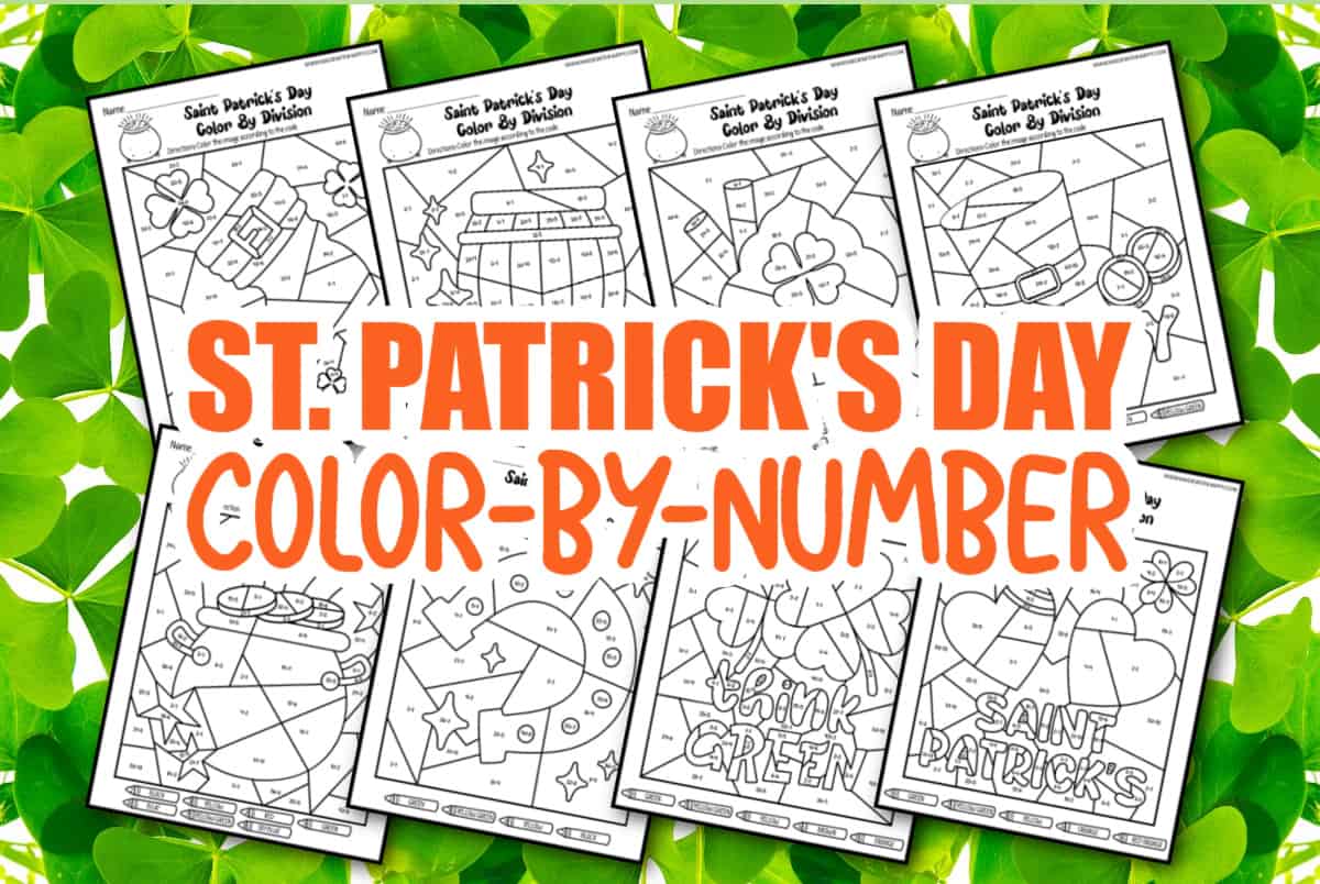 st. patrick's day color by number