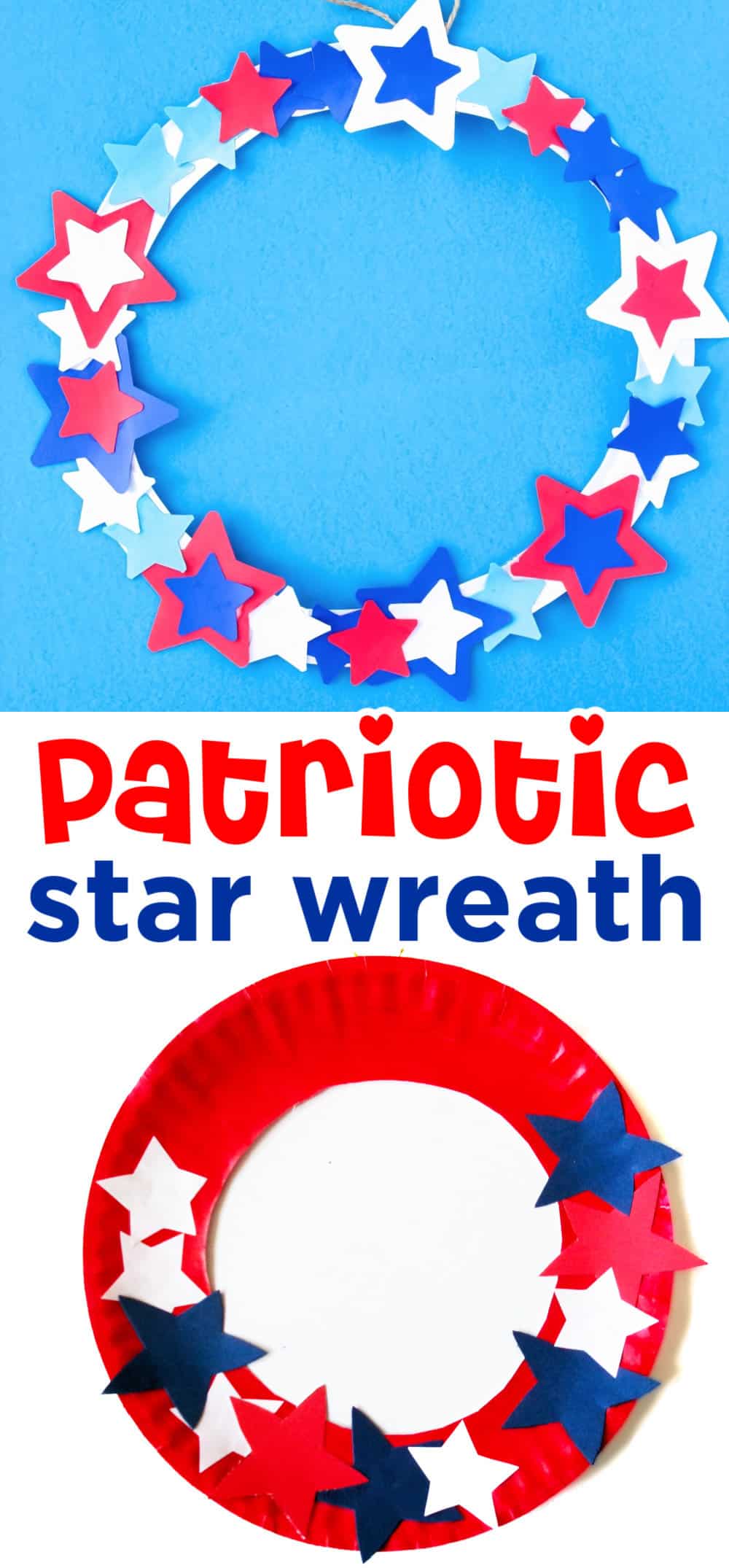 patriotic star wreath