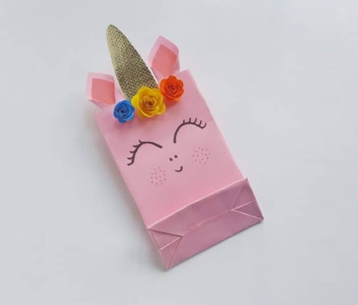 Unicorn Paper Bag Puppet