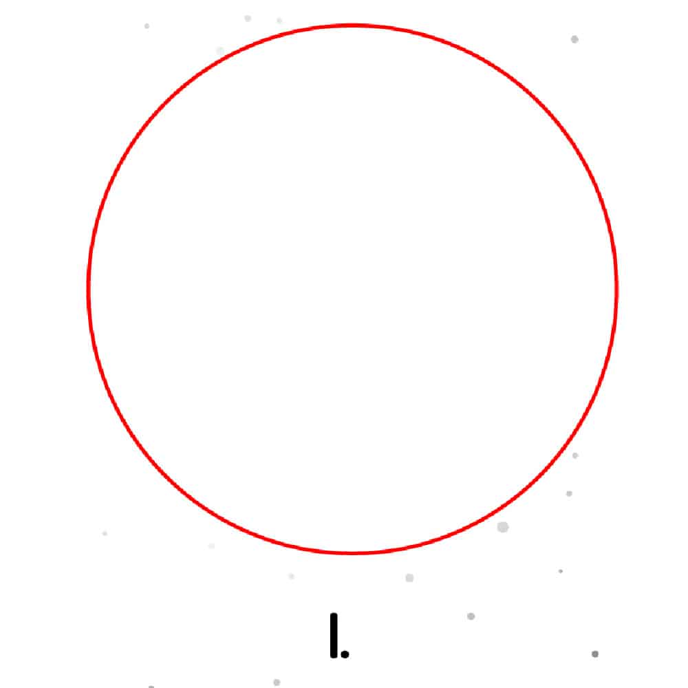 Step 1 Earth Drawing Circle
