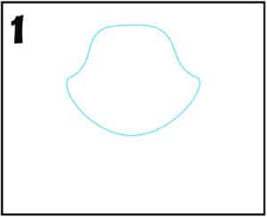 Step 1 How to Draw a Duck