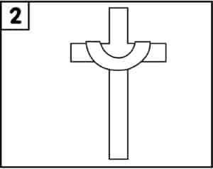 step2 Drawing a Cross