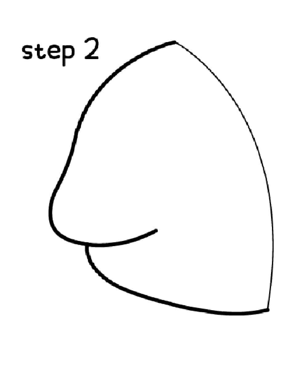 Step 2 Easy Fish Drawing