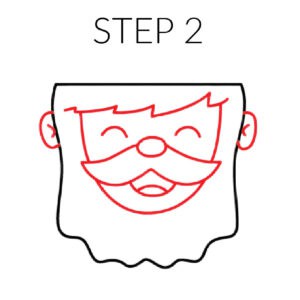 step 2 how to draw a leprechaun