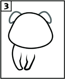 step 3 how to draw a dog