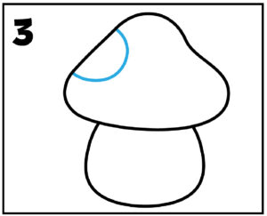 step 3 mushroom drawings